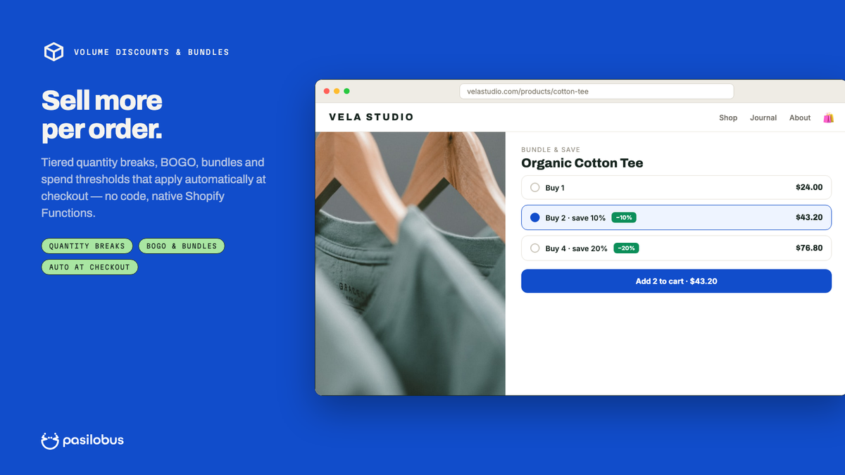 Volume Discounts & Bundles