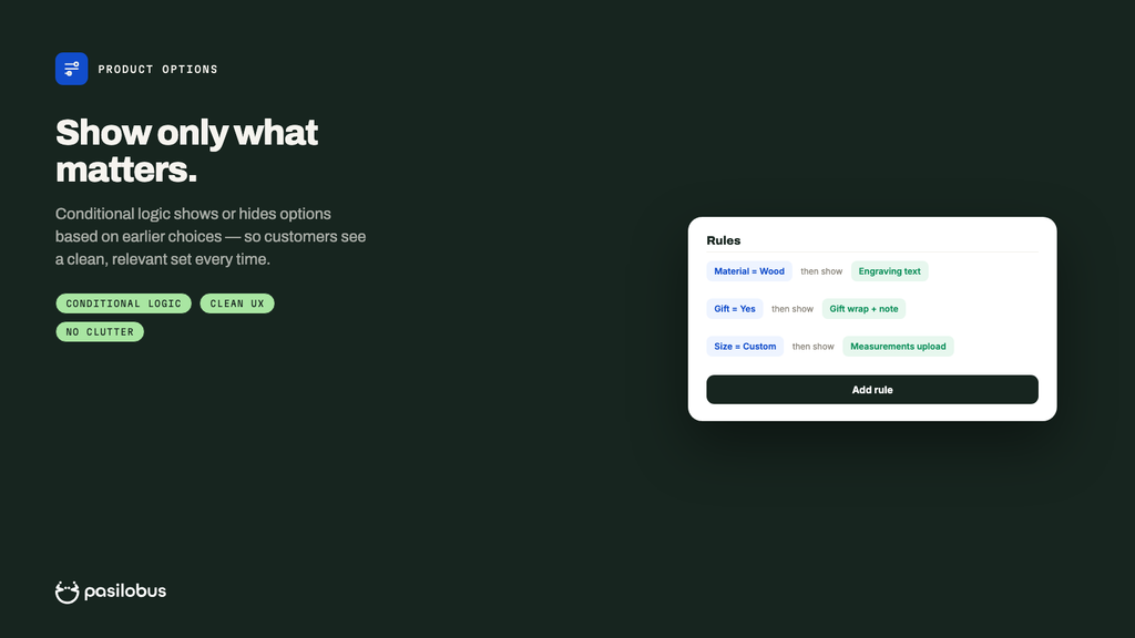 Product Options