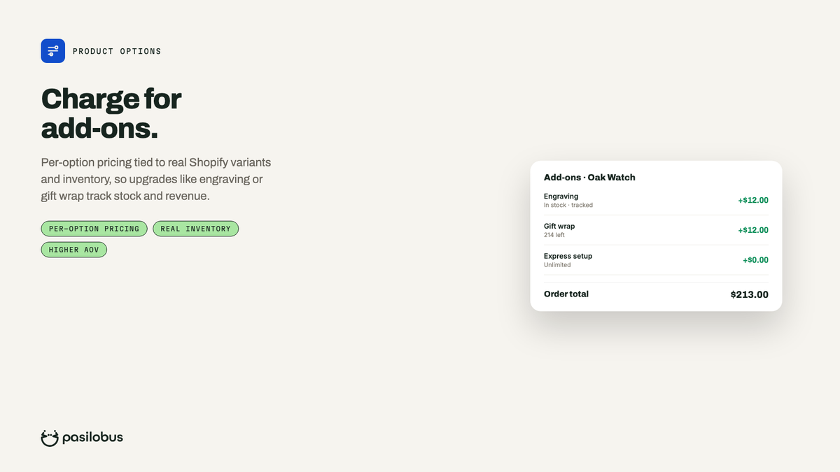 Product Options